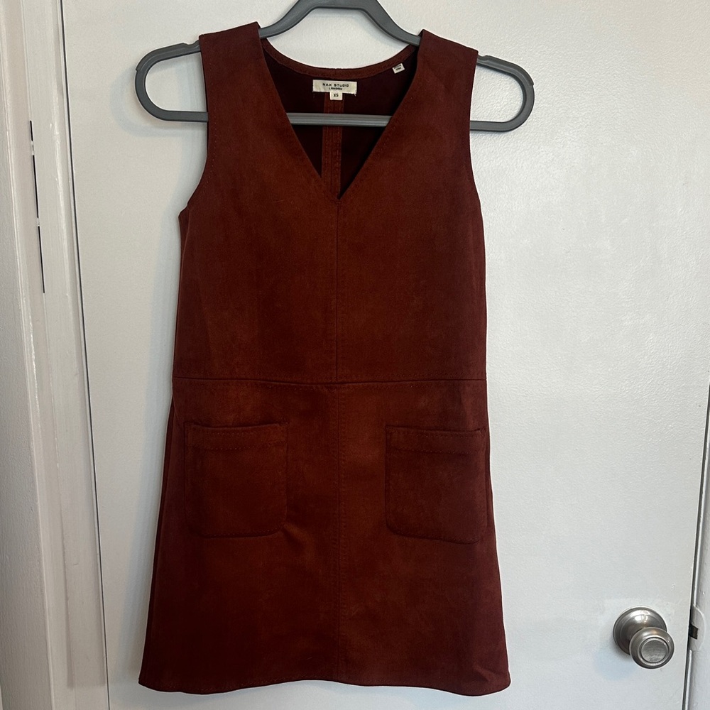Max Studio Women's Burgundy Mini Dress